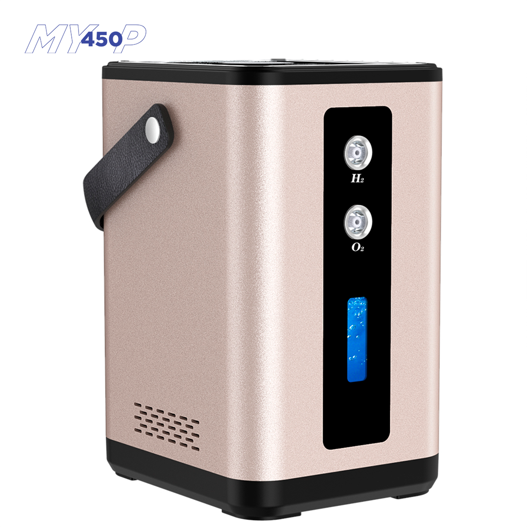 My450-P - Hydrogen Oxygen Generator Inhaler – 450ml/min – 2 Outlets - High-Purity H2 Inhalation Therapy - MyH2 Collection