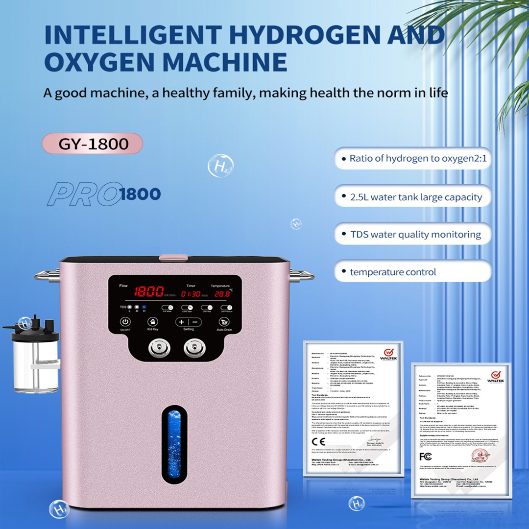My1800-P - Hydrogen Oxygen Generator 1800ml/min – High-Purity H2 Inhalation Therapy- MyH2 Collection