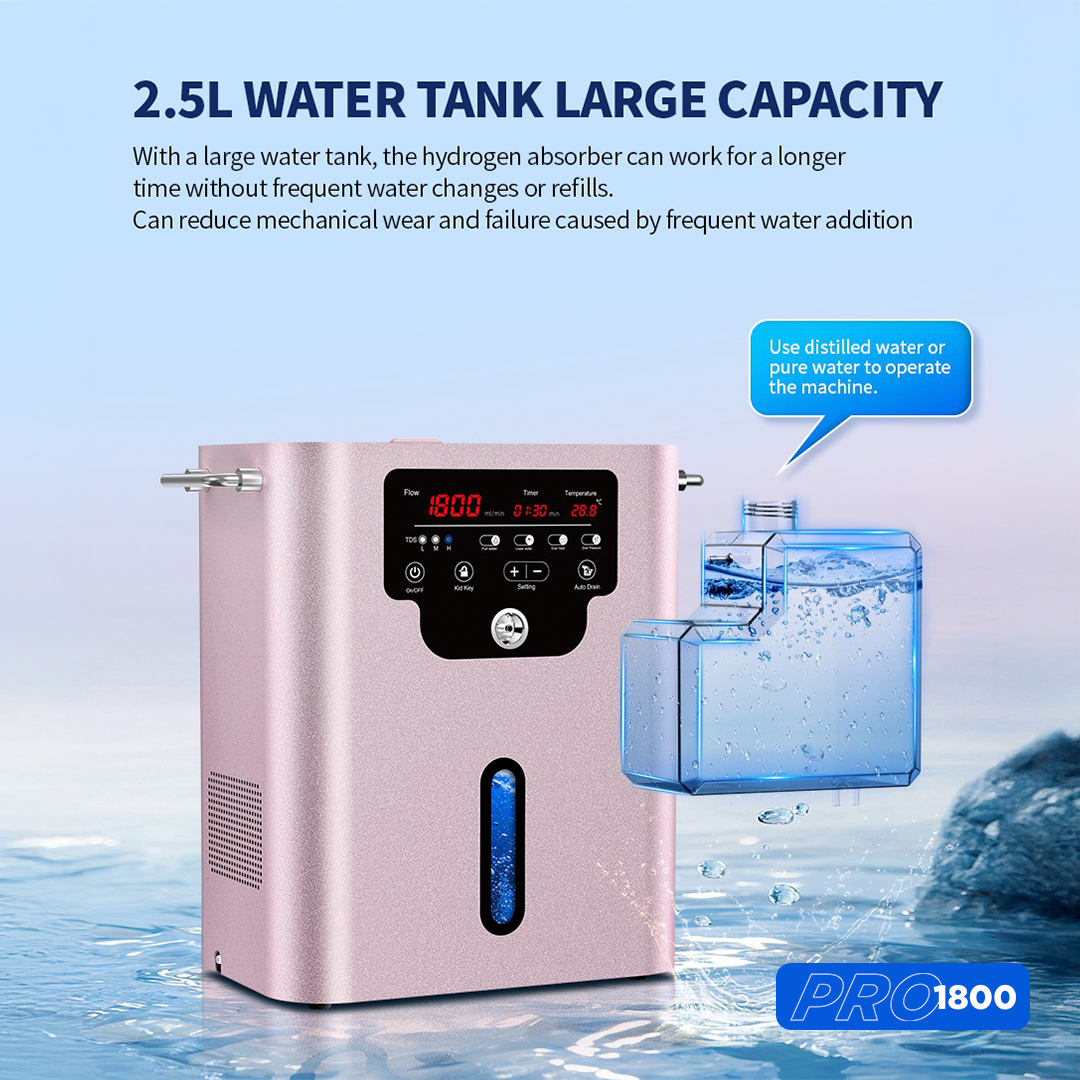 My1800-P - Hydrogen Oxygen Generator 1800ml/min – High-Purity H2 Inhalation Therapy- MyH2 Collection