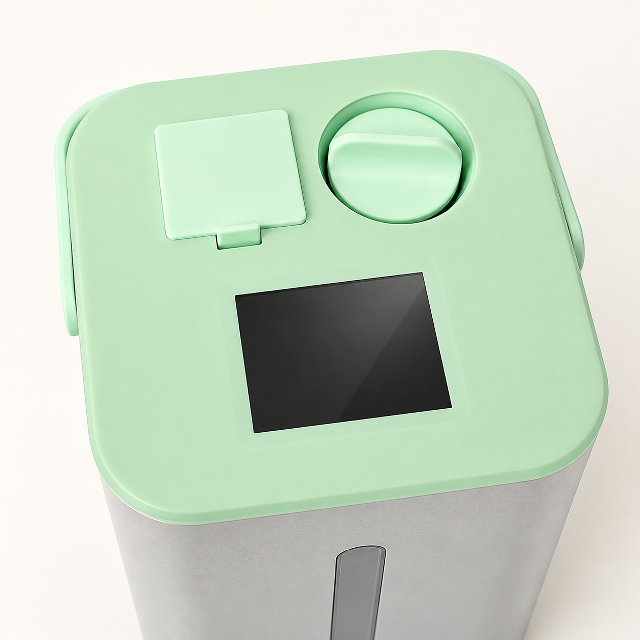 Top control panel and touchscreen of the portable hydrogen inhaler