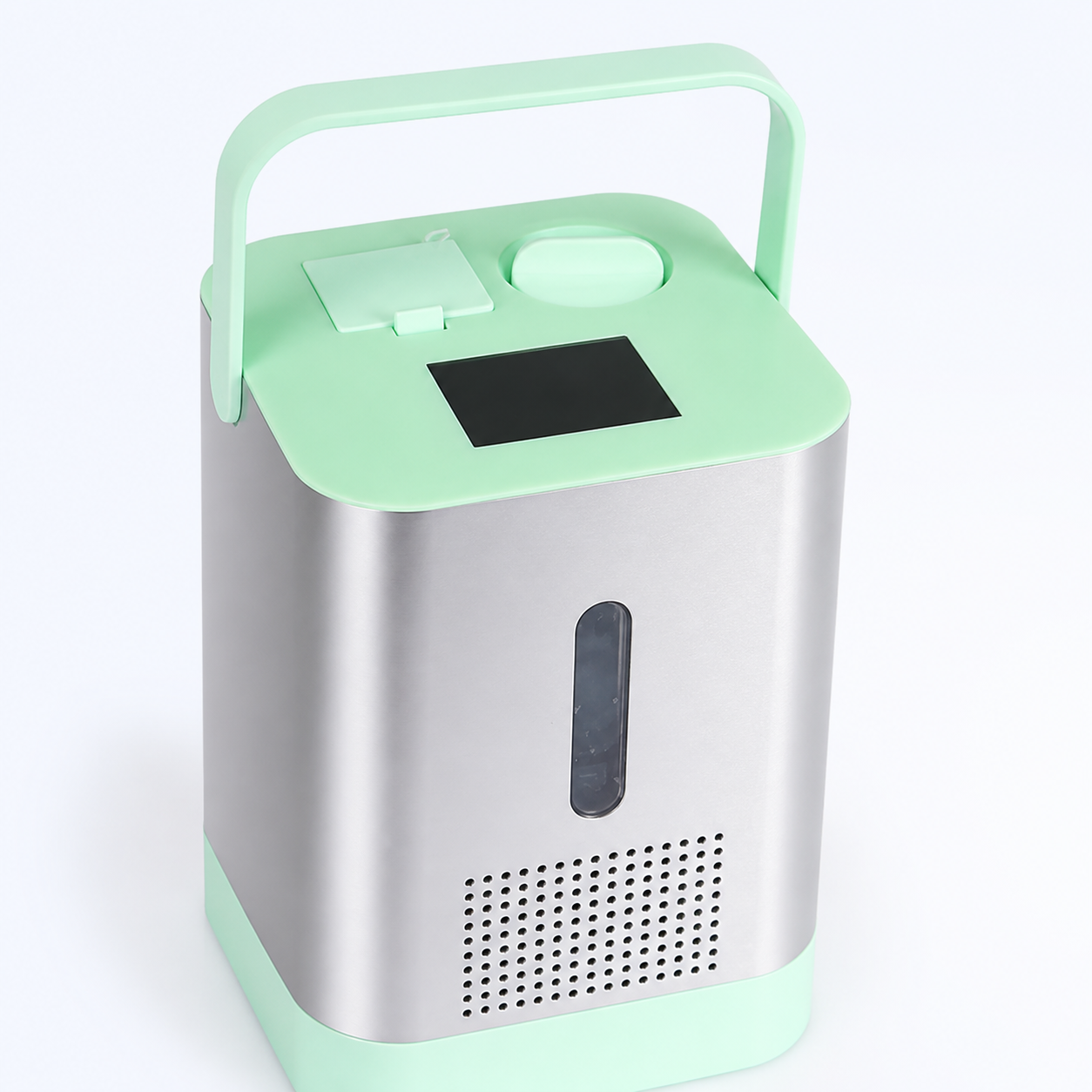 Integrated carry handle on the green portable hydrogen inhaler