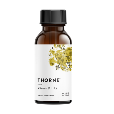 Thorne Vitamin D/K2 Liquid bottle front image