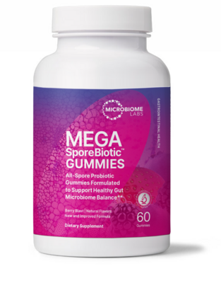 Microbiome Labs MegaSporeBiotic bottle front image