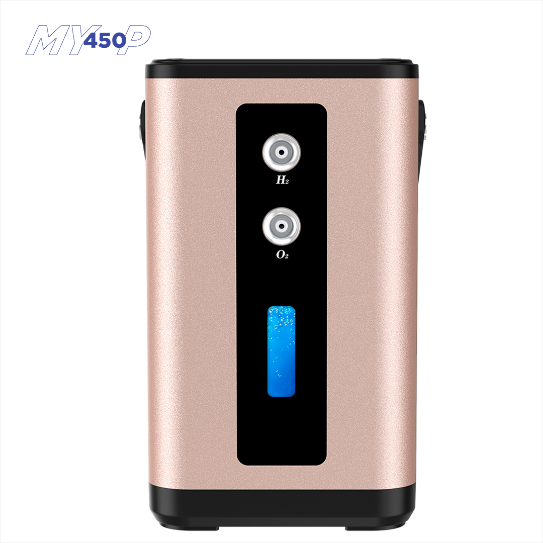 My450-P - Hydrogen Oxygen Generator Inhaler – 450ml/min – 2 Outlets - High-Purity H2 Inhalation Therapy - MyH2 Collection