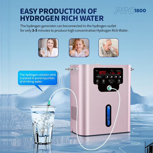 My1800-P - Hydrogen Oxygen Generator 1800ml/min – High-Purity H2 Inhalation Therapy- MyH2 Collection