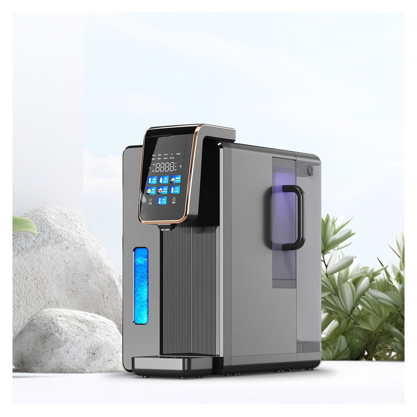 H2Max High-Tech Hydrogen Cold & Hot Water Dispenser - 7.5L with Reverse Osmosis