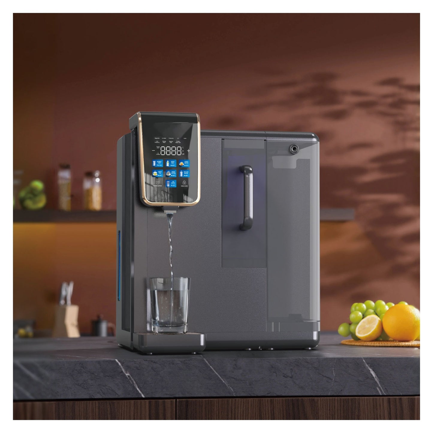 H2Max High-Tech Hydrogen Cold & Hot Water Dispenser - 7.5L with Reverse Osmosis