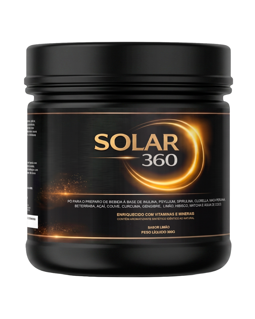 Solar 360 lemon-flavored powder, 300 g container